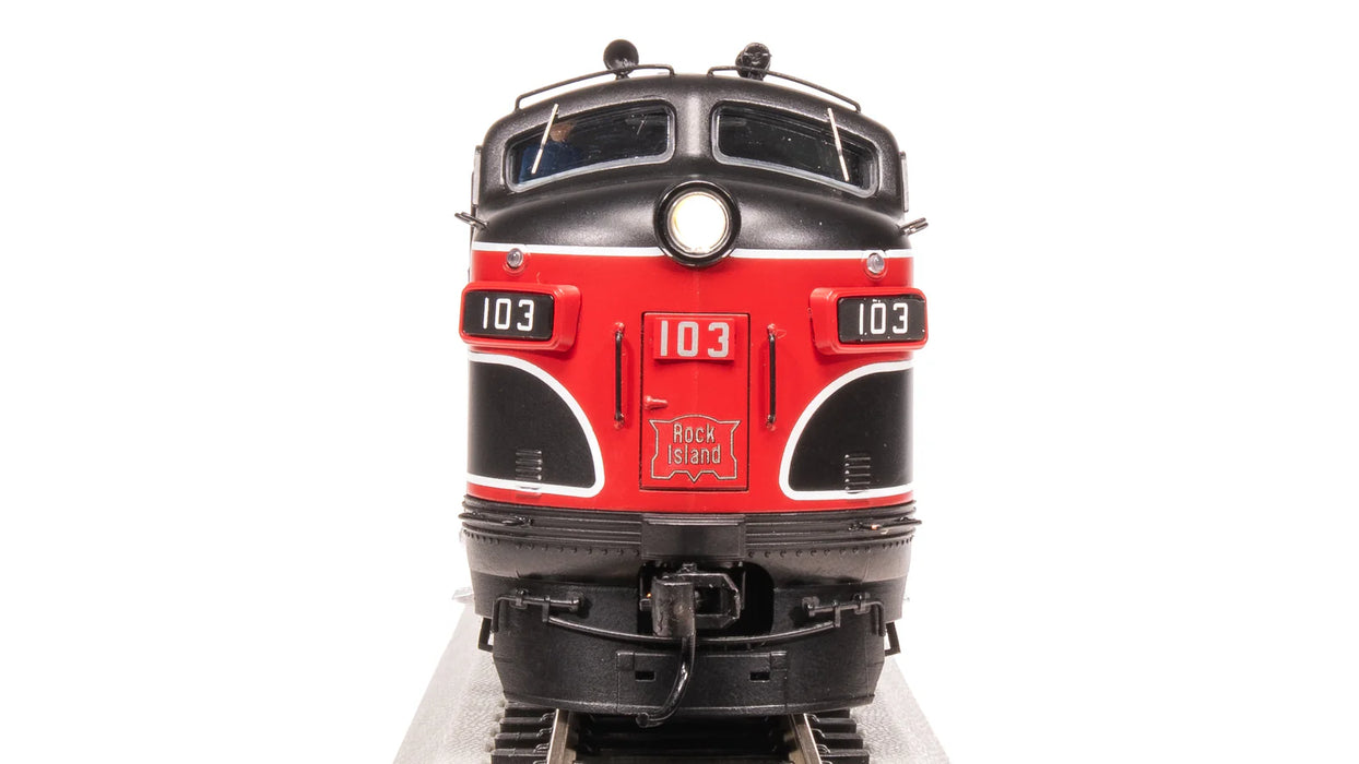 BLI 8191 HO Scale EMD F7A/B Set Rock Island CRIP 103/105B with Paragon4 DCC