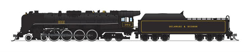 BLI 8247 N Scale 4-8-4 T1 Steam Locomotive Delaware & Hudson D&H 302 Stealth - DC