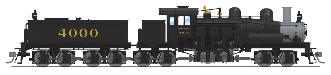 BLI 8255 HO Scale Class D 4 Truck Shay Southern #4000 - Stealth DC