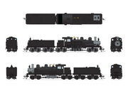 BLI 8258 HO Scale Class D 4 Truck Shay Black Unlettered - Stealth DC