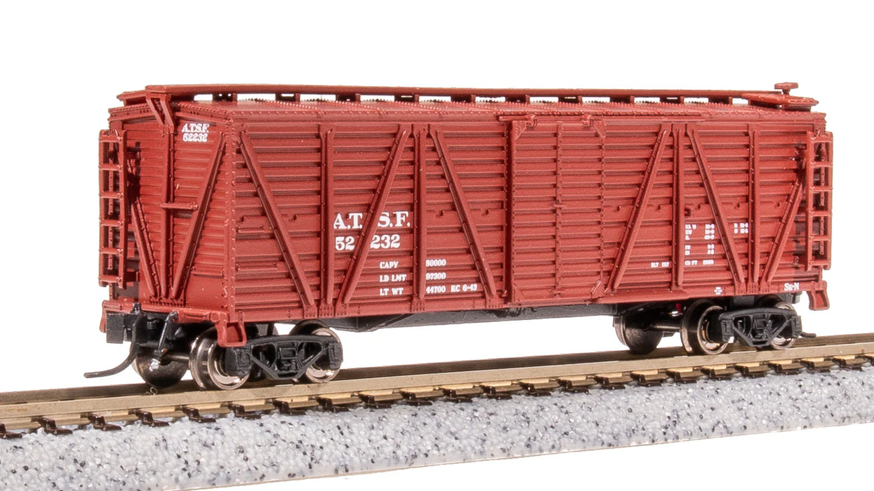 BLI 8457 N Scale K7 Stock Car with Sheep Sounds Santa Fe ATSF 52240