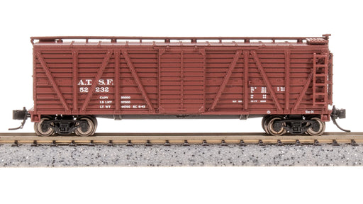 BLI 8457 N Scale K7 Stock Car with Sheep Sounds Santa Fe ATSF 52240