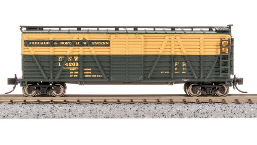 BLI 8459 N Scale K7 Stock Car with Mule Sounds Chicago & North Western CNW 14465