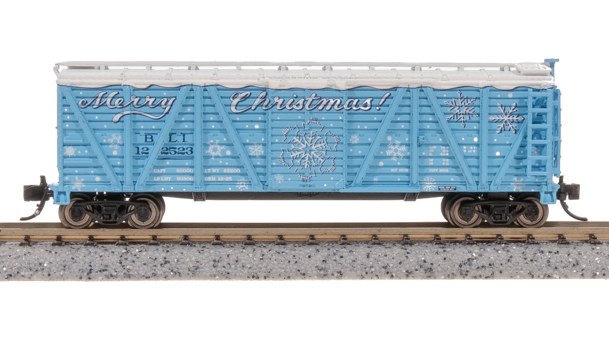 BLI 8474 N Scale K7 Stock Car with Holiday Sounds Merry Christmas BLT 122523