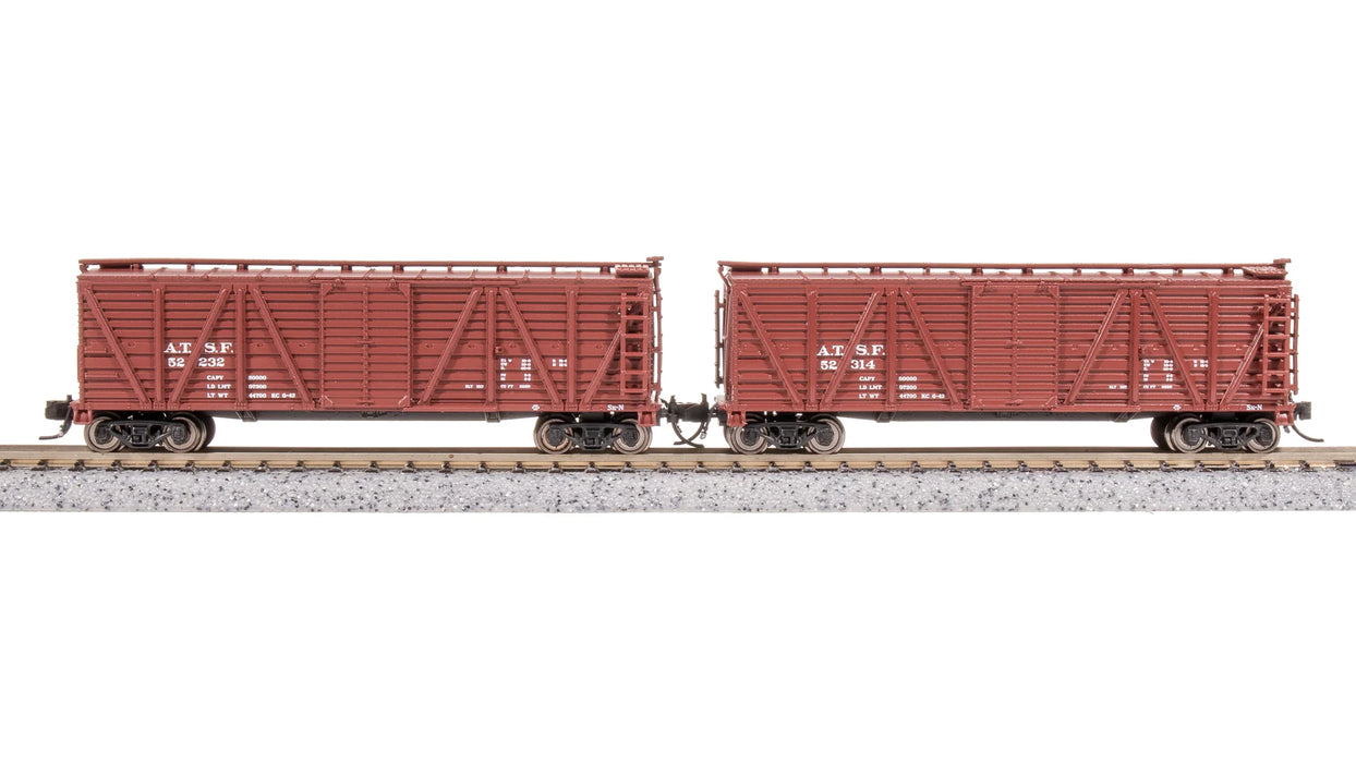 BLI 8480 N Scale K7 Stock Car Santa Fe ATSF (2 Pack)