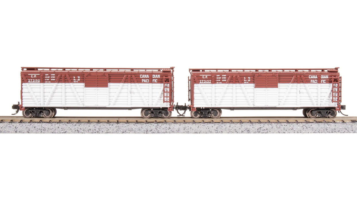 BLI 8483 N Scale K7 Stock Car Canadian Pacific CP (2 Pack)