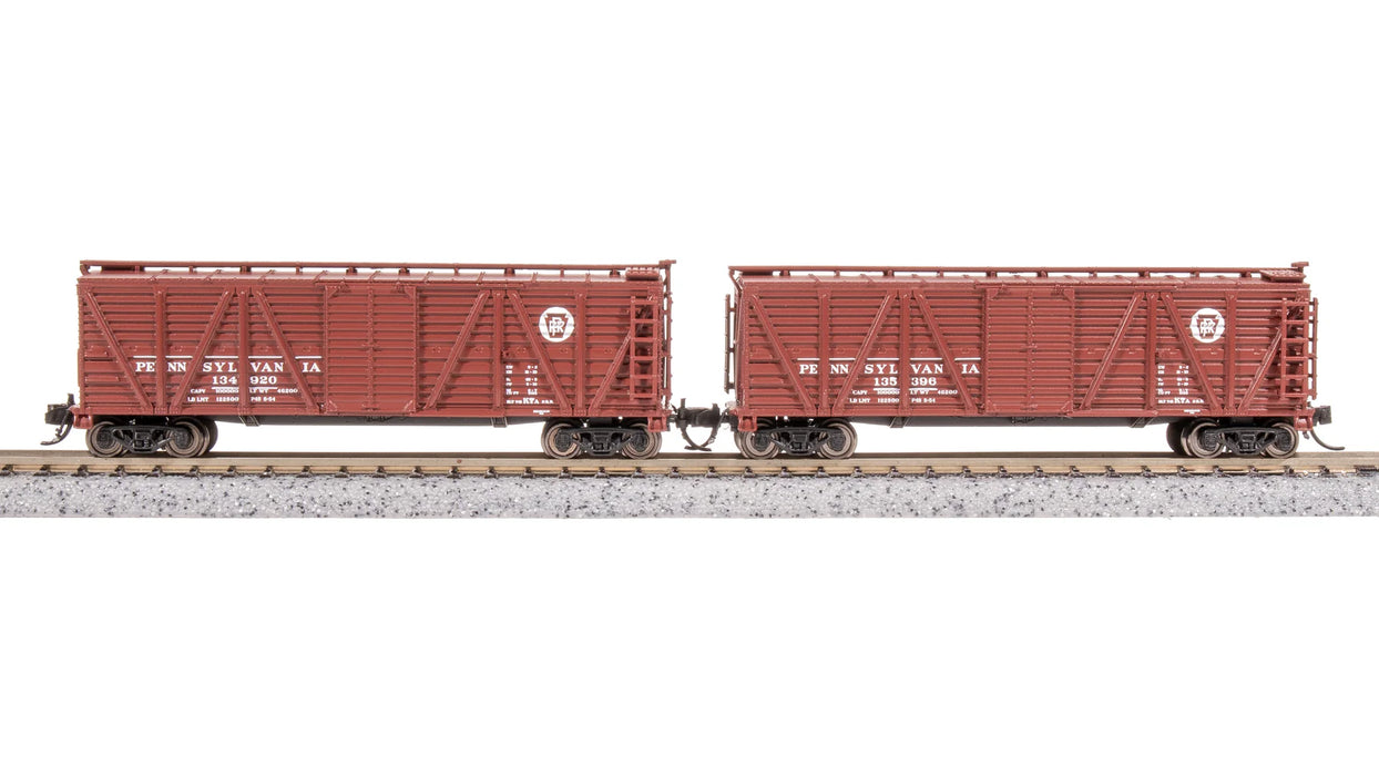 BLI 8485 N Scale K7 Stock Car Pennsylvania Railroad PRR (2 Pack)