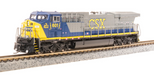 BLI 8592 N Scale GE AC6000 Diesel CSX 601 Stealth (YN2 Paint Scheme)