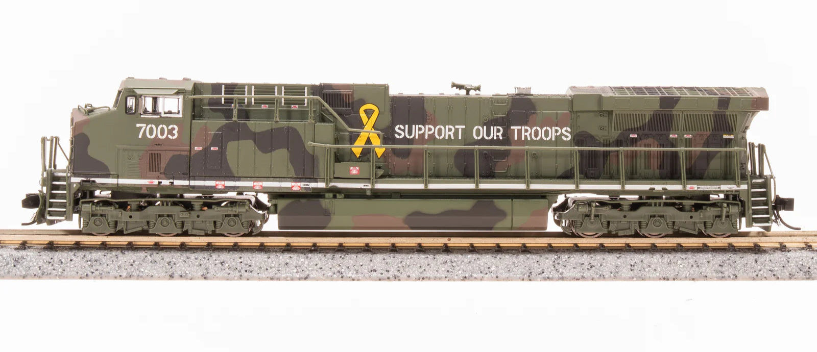 BLI 8587 N Scale GE AC6000 Diesel Support Our Troops #7003 Paragon4