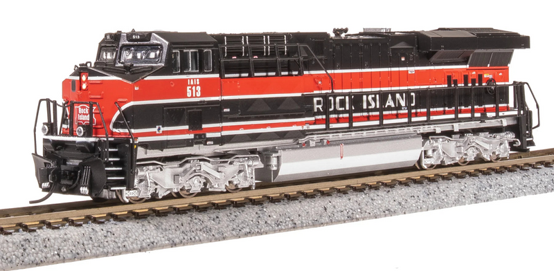 BLI 8622 N Scale GE ES44AC Diesel Iowa Interstate IAIS 513 Paragon4 (Rock Island Heritage)