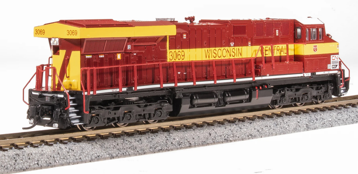 BLI 8612 N Scale GE ES44AC Diesel Canadian National CN 3069 Paragon4 (Wisconsin Central Heritage)