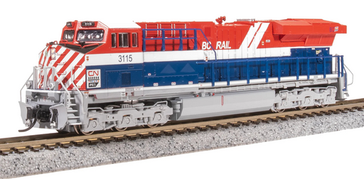 BLI 8613 N Scale GE ES44AC Diesel Canadian National CN 3115 Paragon4 (BC Rail Heritage)