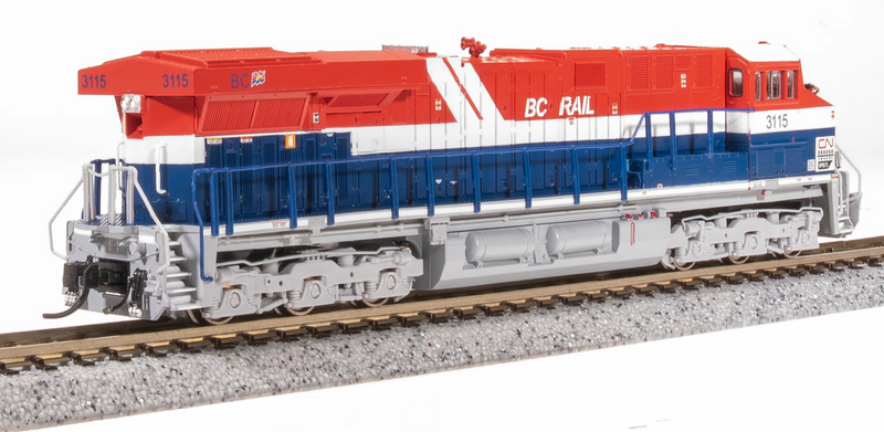 BLI 8613 N Scale GE ES44AC Diesel Canadian National CN 3115 Paragon4 (BC Rail Heritage)