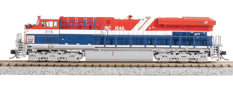 BLI 8613 N Scale GE ES44AC Diesel Canadian National CN 3115 Paragon4 (BC Rail Heritage)