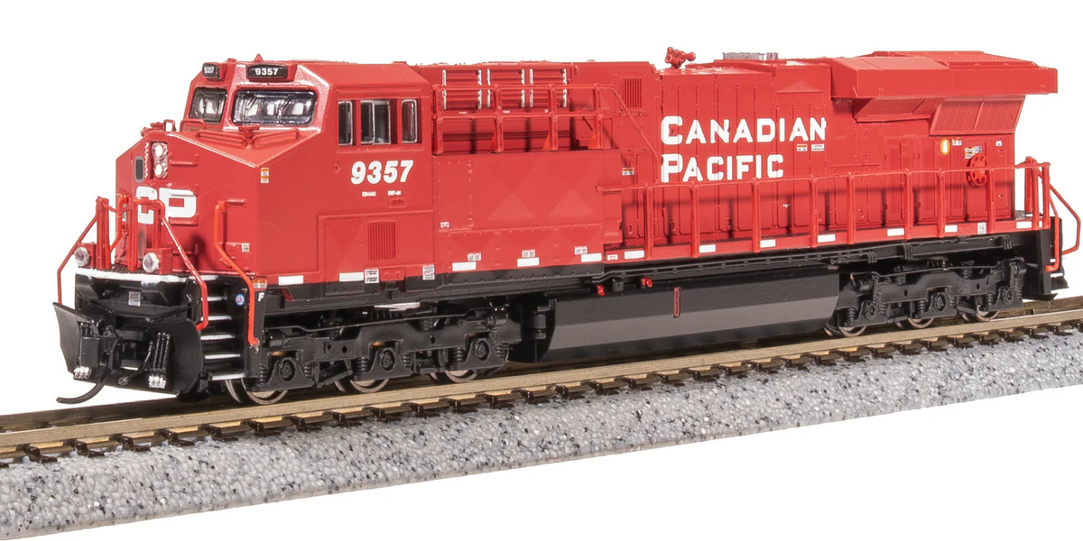 BLI 8632 N Scale GE ES44AC Diesel Canadian Pacific CP 9357 Stealth ...