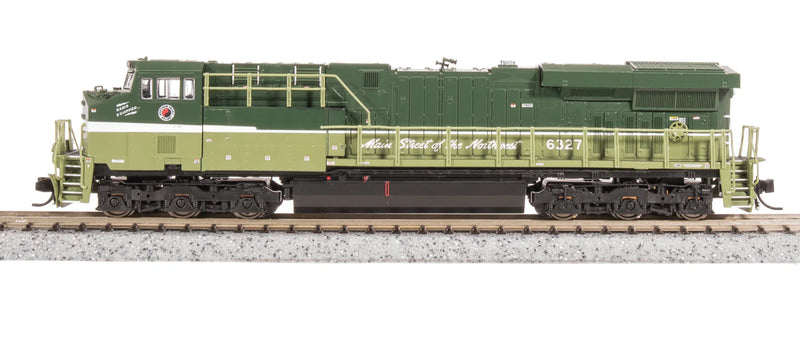 BLI 8626 N Scale GE ES44AC Diesel Northern Pacific NP 6327 Paragon4 (Loewy Fantasy Scheme)