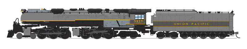 BLI 8655 N Scale 4-6-6-4 Challenger Steam Loco Union Pacific UP 3977 - Stealth DC (Greyhound / Oil Tender)