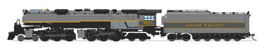 BLI 8655 N Scale 4-6-6-4 Challenger Steam Loco Union Pacific UP 3977 - Stealth DC (Greyhound / Oil Tender)