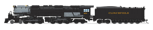 BLI 8659 N Scale 4-6-6-4 Challenger Steam Loco Clinchfield 670 - Stealth DC