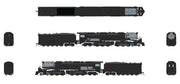 BLI 8661 N Scale 4-6-6-4 Challenger Steam Loco with Coal Tender Unlettered - Stealth DC