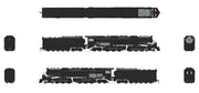 BLI 8662 N Scale 4-6-6-4 Challenger Steam Loco with Oil Tender Unlettered - Stealth DC