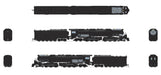 BLI 8662 N Scale 4-6-6-4 Challenger Steam Loco with Oil Tender Unlettered - Stealth DC