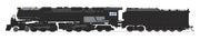 BLI 8662 N Scale 4-6-6-4 Challenger Steam Loco with Oil Tender Unlettered - Stealth DC