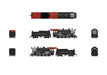 BLI 8738 HO Scale 2-8-0 Consolidation Steam Loco Northern Pacific NP 1250 Paragon4 (Sound/DC/DCC/Smoke)