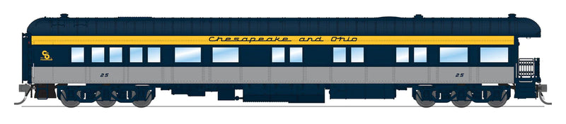 BLI 8951 HO Scale Pullman Business Car - Chesapeake & Ohio C&O 25