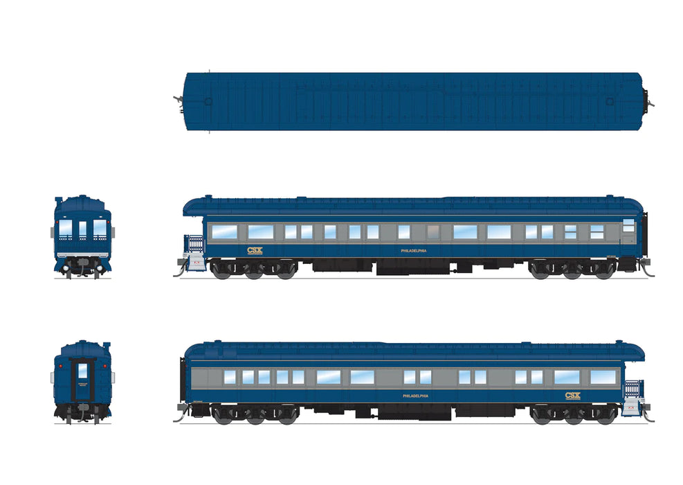 BLI 8953 HO Scale Pullman Business Car - CSX Philadelphia