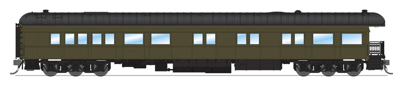 BLI 8961 HO Scale Pullman Business Car with Balloon Roof - Pullman Green Unlettered