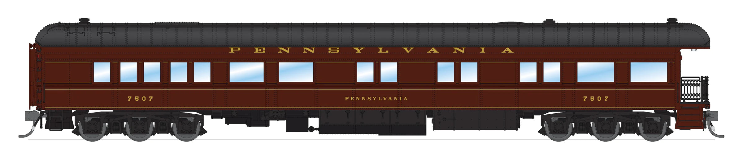 BLI 8970 HO Scale Pennsylvania Z74D Business Car 1940's "PRR 7507 PENNSYLVANIA"