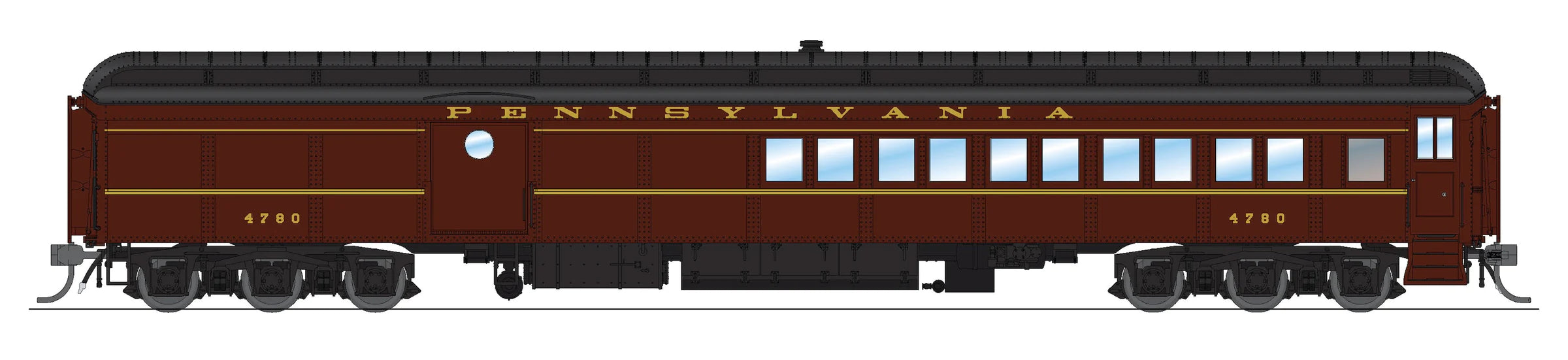 BLI 8983 HO Scale Pennsylvania PB70 Combine 1940's PRR 5120