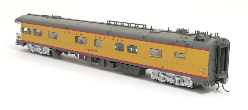 BLI 9013 HO Scale Union Pacific Business Car #119 "Kenefick" "Big Boy Tour" Drumhead