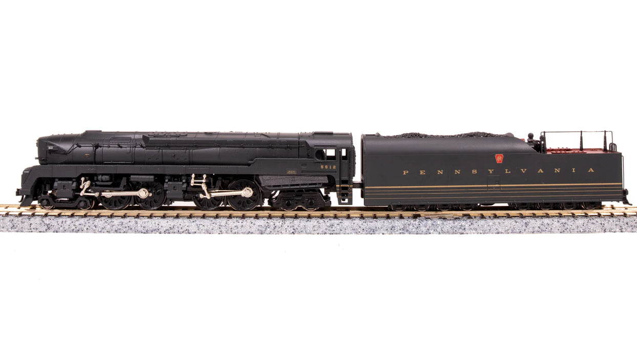 BLI 9021 N Scale 4-4-4-4 T1 Steam Locomotive Pennsylvania PRR 5512 Stealth - DC