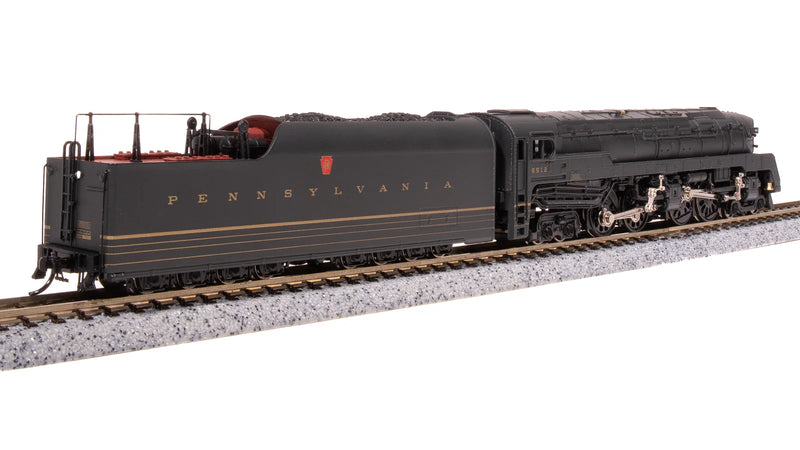 BLI 9023 N Scale 4-4-4-4 T1 Steam Locomotive Pennsylvania PRR 5536 Stealth - DC