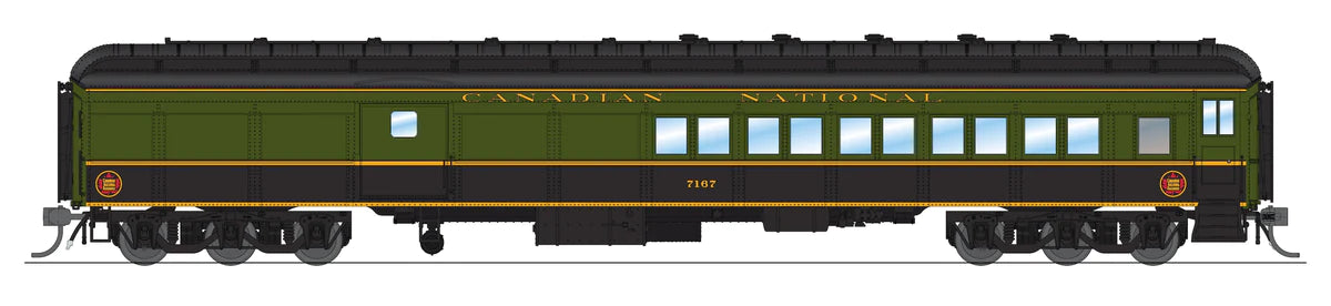 BLI 9117 HO Scale Coach Baggage Combine - Canadian National CN 7185