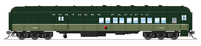 BLI 9119 HO Scale Coach Baggage Combine - Northern Pacific "Loewy" NP 1195