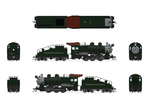 BLI 9170 HO Scale 0-6-0 B6sb Steam Loco Pennsylvania PRR 134 Paragon4