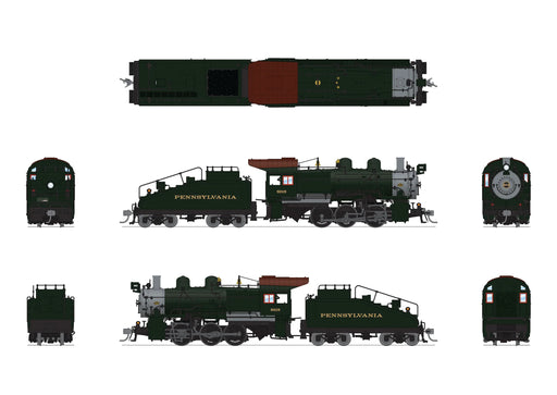 BLI 9174 HO Scale 0-6-0 B6sb Steam Loco Pennsylvania PRR 1446 Paragon4