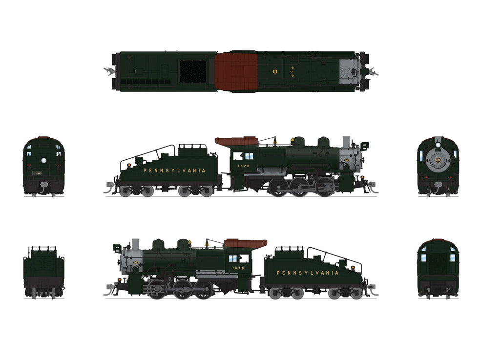 BLI 9185 HO Scale 0-6-0 B6sb Steam Loco Pennsylvania "Futura" PRR 4001 Stealth