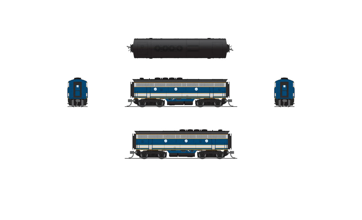 BLI 9205 N Scale EMD Diesel F3AB GM Demonstrator Paragon4 (Sound/DC/DCC/Unpowered B)