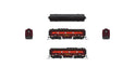 BLI 9209 N Scale EMD Diesel F3 A/B Gulf Mobile & Ohio GM&O 883/B80 Paragon4 (Sound/DC/DCC/Unpowered B)
