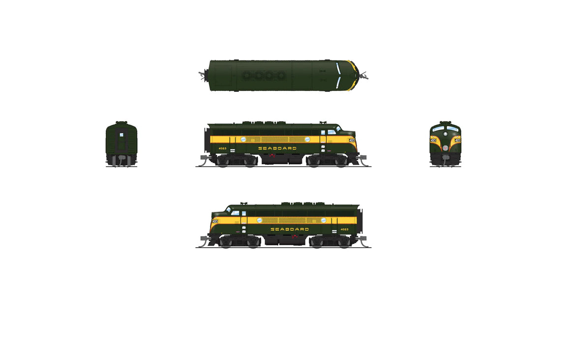 BLI 9230 N Scale EMD Diesel F3A Seaboard Air Line SAL 4023 Stealth (DCC Ready)