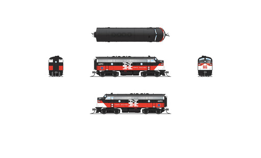 BLI 9248 N Scale EMD Diesel F7A CDOT "NH Scheme" 6690 Paragon4 (Sound/DC/DCC)