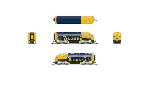 BLI 9261 N Scale EMD Diesel F7A Alaska ARR Paragon4 (Sound/DC/DCC)
