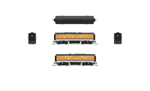 BLI 9266 N Scale EMD Diesel F7B Rio Grande D&RGW 5743 Paragon4 (Sound/DC/DCC)