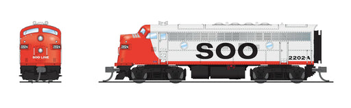BLI 9267 N Scale EMD Diesel F7A SOO Line 2202A Paragon4 (Sound/DC/DCC)