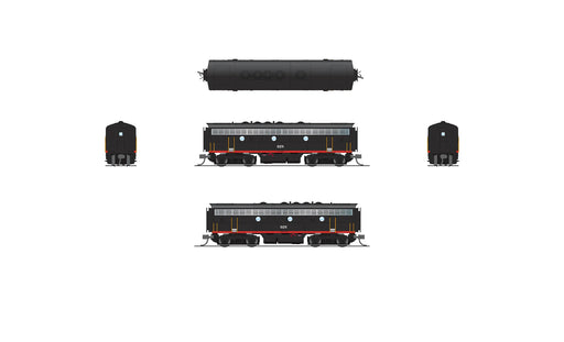 BLI 9284 N Scale EMD Diesel F7B Cotton Belt SSW 928 Stealth (DCC Ready)