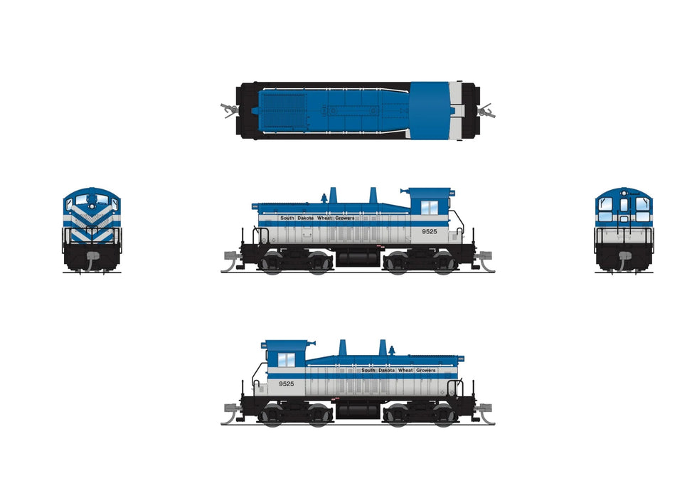 BLI 9318 N Scale EMD NW2 Diesel SDWZ 9525 Paragon4 (Sound/DC/DCC)
